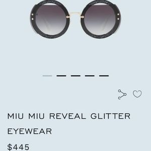 Miumiu womens sunglasses